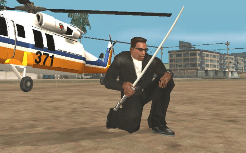 Onde Encontrar a Katana em Los Santos no GTA San Andreas