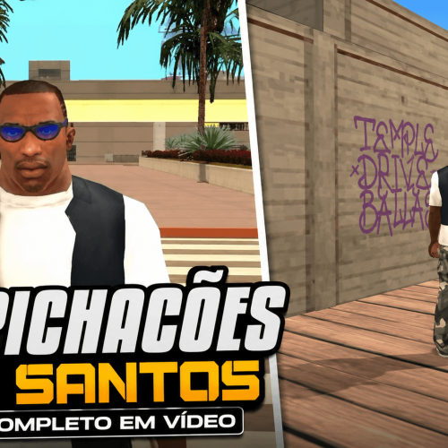 Todas as100 Pichações de GTA San Andreas