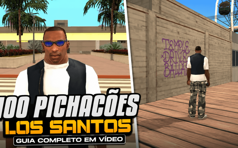 Todas as100 Pichações de GTA San Andreas