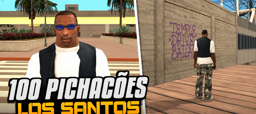 Todas as100 Pichações de GTA San Andreas